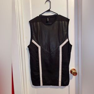 SKINGRAFT Men’s Pleather Top S